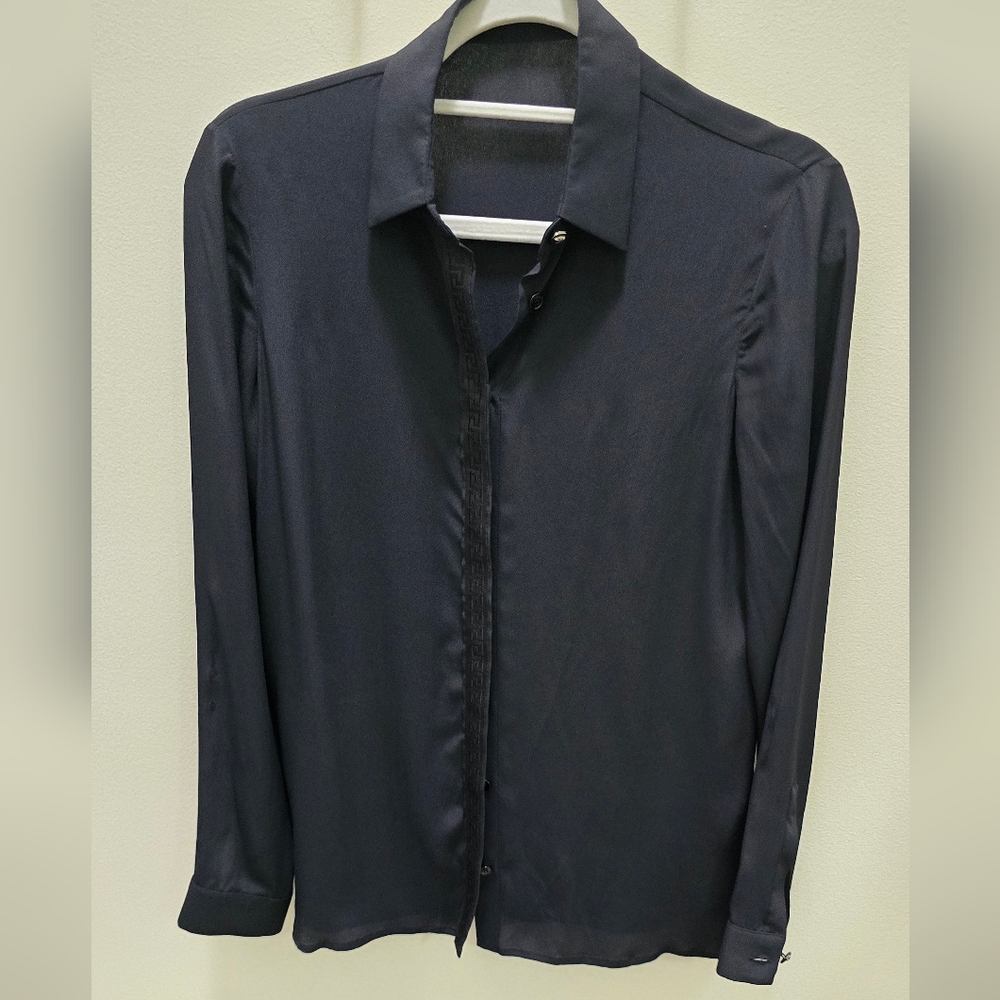 Versace Greca Button Down Shirt - image 1